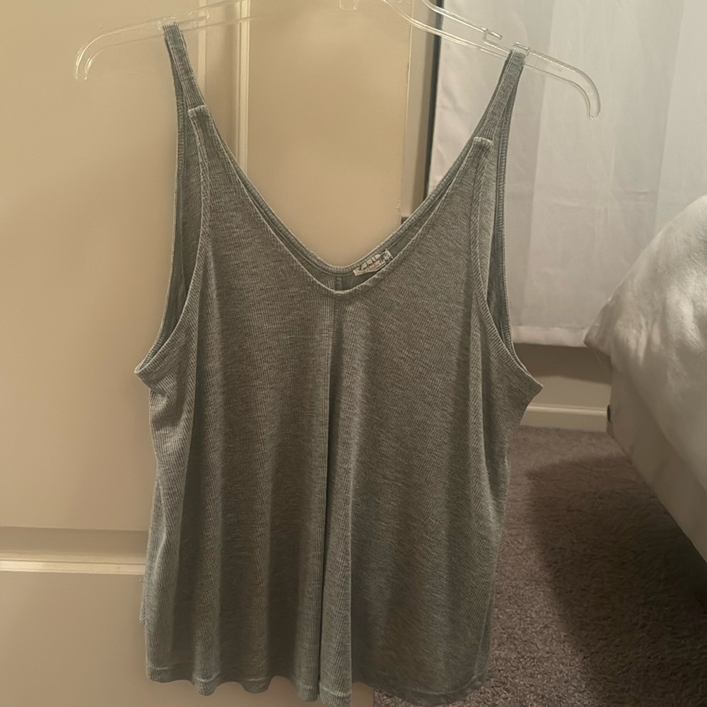 Free people medium gray tank!